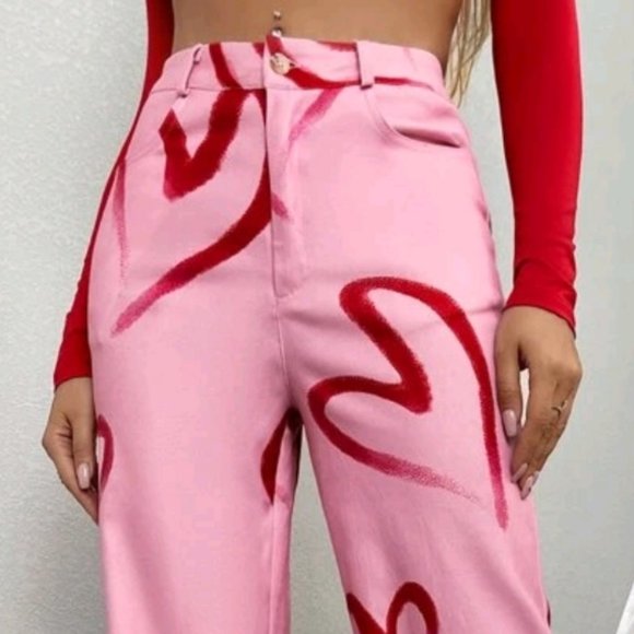 VALENTINE'S "LIPSTICK HEART" PANTS - Picture 6 of 6